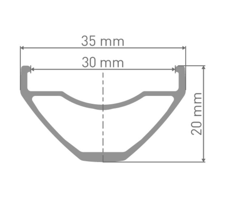 DT Swiss M 1900 27.5 Inch Rear Wheel 30mm Shimano HG in Black-1